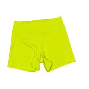 CORE 10 Neon Yellow High Rise Athletic Shorts Size 2X